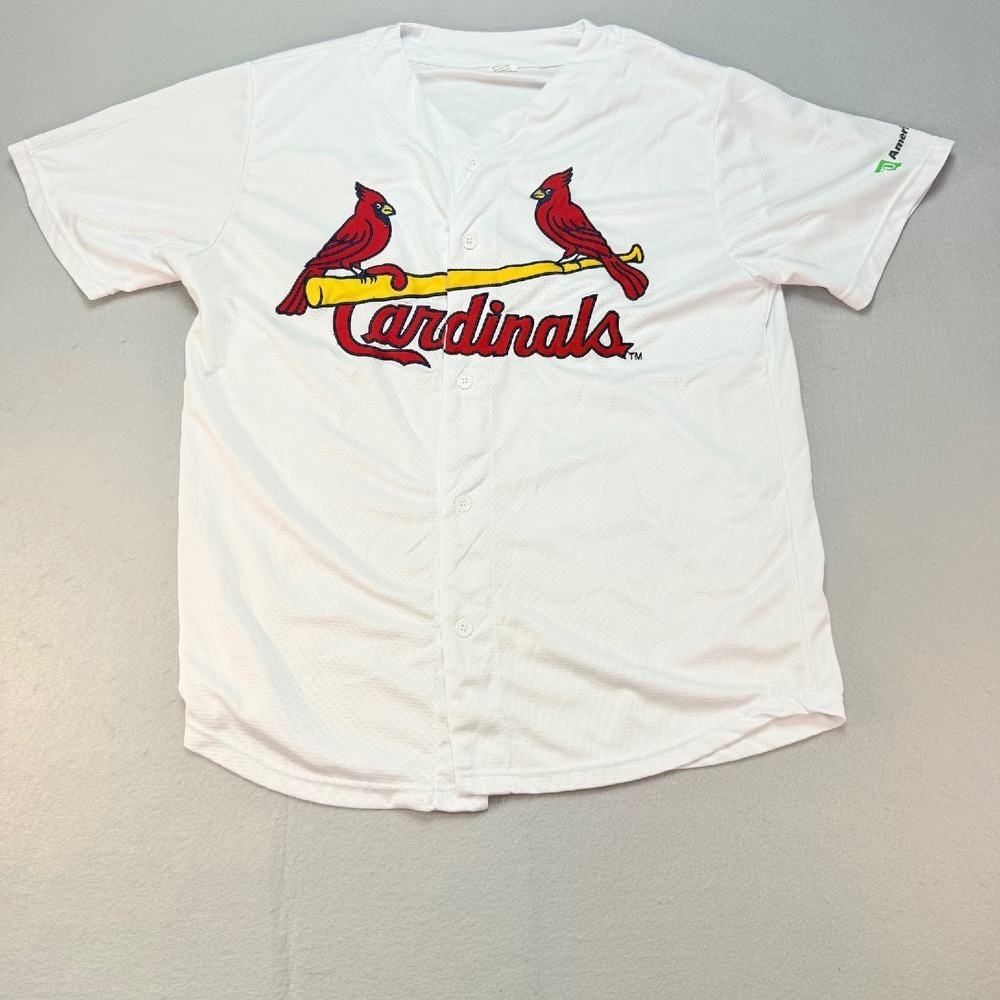Cardinals Baseball Jersey Button Up TD‎ Ameritrade Logo XL